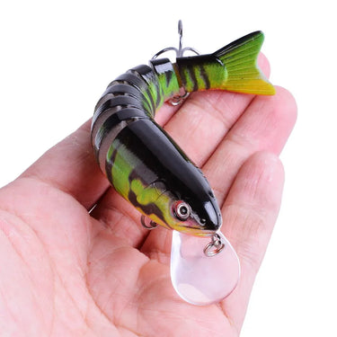 Jointed Multi Sections Fishing Lure 11cm 17g Wobbler Crankbait Artificial Hard Bait Swimbait Trolling Carp Fishing Tackle