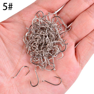 100pc / Box Stainless Steel Octopus Fishhook Sea Fishing Hooks 1#-10# Hook Barbed Ringed Long Shank Saltwater Jigging Hook Japan