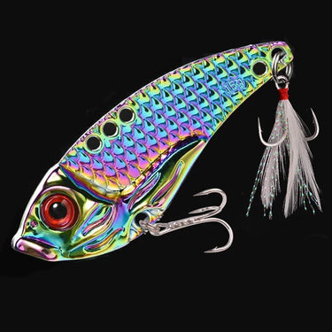 Lure 3.5/5/7/10/15/20g Hard Lure Scale Spinners Spoon Lure Fish Scale Hard Baits Colourful Fishing Tackle Feather Hook Lure