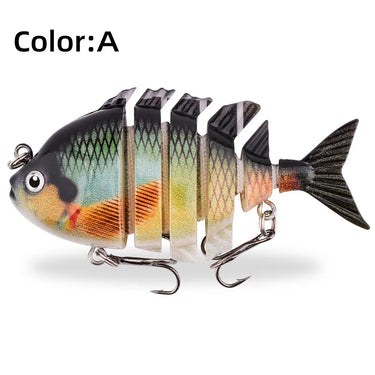 6 Segment Multi Jointed Fishing Lure Sinking 8cm/16g Swimbait Artificial Wobbler Crankbait Hard Bait Pesca Tackle