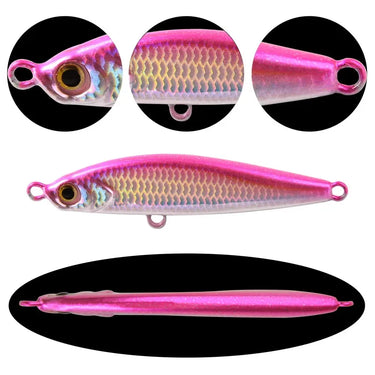 5cm 10g Metal Jig VIB Fishing Lure Sinking Lures Sea Jigs Spoon Winter Fishing Good For Fishing Jigging Lure Hard Ice Bait