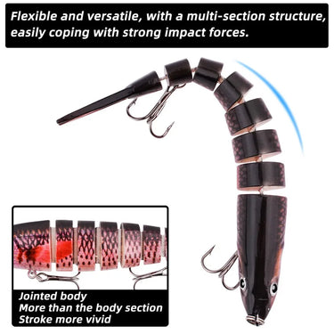 18g 13.5cm Wobblers For Fishing Artificial Bait Hard Multi Jointed Swimbait Crankbait Lifelike Fishing Lure Tackle