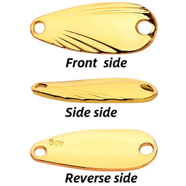 Sinking Metal Sequins Crankbaits Casting Fishing Lures for Bass, Perch, Saltwater & Freshwater  Bionic Blade Baits