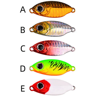 Fishing Lure 10g 15g 20g 25g Spoon Metal Jig Lures Spinnerbsit Minnow Small Fish Single Hook Jigs Stream Trout Baits Pesca