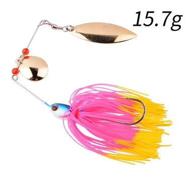 Spinner Bait 15.7G Metal Lure Hard Fishing Lure Spinner Lure Spinnerbait Pike Swivel Fish Tackle Wobbler Fishing