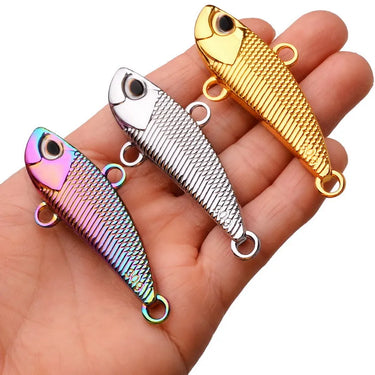 Pencil Spoon Fishing Lures 7g 10g 15g 20g 30g Metal VIB Artificial Bait Sinking Spinner Spoon Fishing Lures Jigs Fishing Tackle