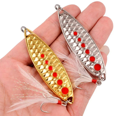 Metal Spinner Spoon 3g-20g Trout Fishing Lure Hard Bait Sequins Noise Paillette Artificial Bait Small Hard Sequins Spinner