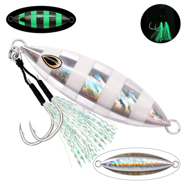 Fast Sinking Metal Spoon Jig Fishing Lure,40/60/80/100/150/200g Fishing Lure for Freshwater and Saltwater,Outdoor Fishing