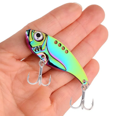 Metal VIB 3/7/10/15/20G Fishing Lure Vibration Spoon Colorful Hard Baits Crankbait Wobbler Swimbait Cicada VIB Tackle