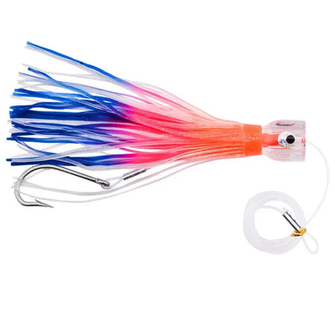 96g Resin Head Octopus Soft Skirt Lure Deep Sea Boat Fishing Big Trolling Bait for Tuna Wahoo Fast Sinking