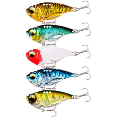 Metal Sinking Lipless Crankbait Blade VIB 3g 7g 10g 15g 20g Cicada Wobblers Baits Tackle For Bass Pike Perch Fishing Lures