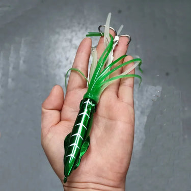 High Quality  Lure Metal Head Octopus Skirt Fishing Jigging Lure100g 250g Artifial Bait Pesca Fishing Lure Hard Bait With Hooks