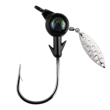 5pcs/bag 3.5g/5g/7g/10g Jig Heads Freshwater Fishing Lures Jig Head with Eye Ball Painted Hooks Fishing Jigs for Bass