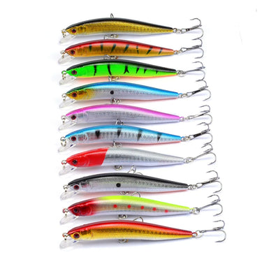 Minnow Fishing Lure 95mm 8g Floating Hard Bait Wobbler Jig Bait Crankbait Carp Striped bass Pesca Fishing tackle SwimBait