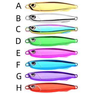 Metal Jig Bait 7g-80g Mackerel Artificial Fishing Lure Sinking Far Casting Jigging Bait Spoon Spinnerbait