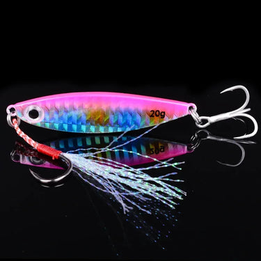 Shore Cast Metal Jig Spoon Fishing Lures 7g 10g 15g 20g 30g Jigging Super hard Lead Baits Fish sea Baits with Hooks