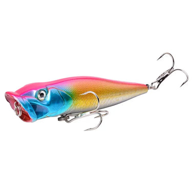 Big Popper Fishing Lure Artificial Fishing Bait Crankbait Wobbler High Carbon Steel Hook Fishing Lures