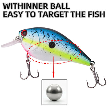 Crank Bait Fishing Lure Wobbler 14g Minnow Isca Artificial Lure Crankbait Leurre de Bass Pike Trolling Pesca Tackle