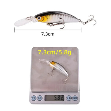 Fishing Lures Minnow Floating Wobbler Fishig Carp Hard Bait 5.8g 7.3cm Artificial Crankbait Hard Bait Pesca Fishing Tackle