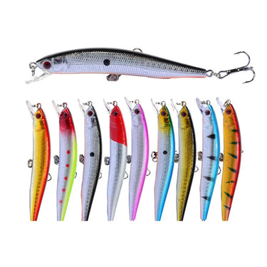 Minnow Fishing Lure 95mm 8g Floating Hard Bait Wobbler Jig Bait Crankbait Carp Striped bass Pesca Fishing tackle SwimBait