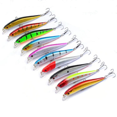 Minnow Fishing Lure 95mm 8g Floating Hard Bait Wobbler Jig Bait Crankbait Carp Striped bass Pesca Fishing tackle SwimBait