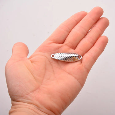 1pcs Metal Fishing Lures Spoon  7g 5g 3.5g Fishing Bait Spoon Hard Lures Metal Lures