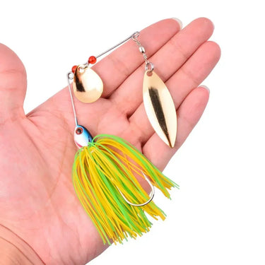 Spinner Bait 15.7G Metal Lure Hard Fishing Lure Spinner Lure Spinnerbait Pike Swivel Fish Tackle Wobbler Fishing