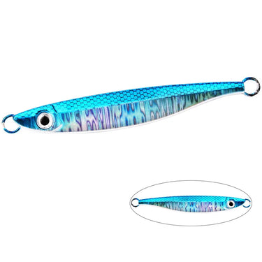Metal Blade Type Deep Sea Fast Sinking Lure With Hook 40g 60g 80g Fishing Lure Artificial Seabass Hard Winter Jigging Lure