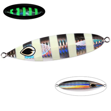 Metal Shore Casting Slow Jig 80g 100g 120g Fishing Lure Jigging Bait Saltwater Artificial Hard Jigs Sea Lures Bait Tackle