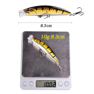 NEW Popper Lure 8cm 10g Unpainted Fishing Lures Wobblers Trolling Top Water Bass Bait Pesca Isca Artificial Balance Weight Goods