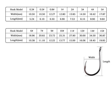 20/50pcs Fishing Hooks Set Barbed Single Circle Carp Hook High Carbon Steel Sea Fishinhook Fly Fishing Accessories Tackle