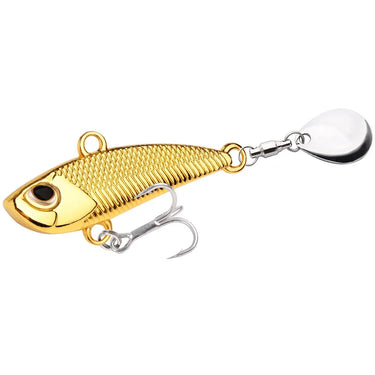 Silvery Golden Colorful Spoon Jigging Lure Metal Treble Hook Casting Blade Spinner Trolling Spoonbait Fishing Tackle Lures