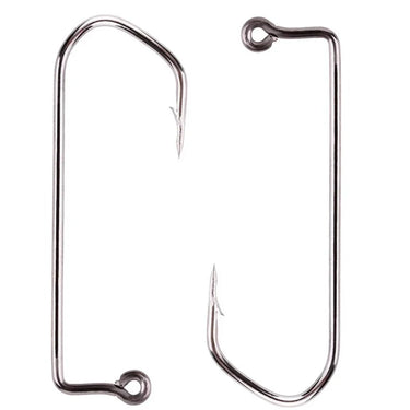 100pcs 7150 Jig Hooks V Bend High Carbon Steel Black Nickle for DIY Jigs Fishing Hooks 6/0 5/0 4/0 3/0 2/0 1/0