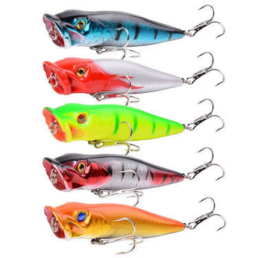 Big Popper Fishing Lure Artificial Fishing Bait Crankbait Wobbler High Carbon Steel Hook Fishing Lures