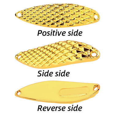 Gold Silver 5g 7g 10g 15g 20g Metal VIB Lures Strong Vivid Vibrations Spoon Lure Fishing Bait Bass Artificial Hard Bait