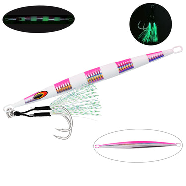 Metal Sea Fishing Jig Lure 200g 160g 100g 80g Switch Fast Sinking Metal Jig Jigging Bait