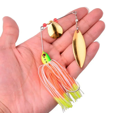 16g Spinner Bait For Brass Fishing Spoon Metal lure Jigs wobbler Hard Bait Spinnerbait Fishing Tackle