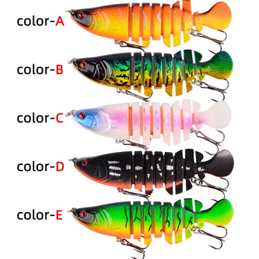 11cm 19g Fishing Lure Multi Jointed Hard Bait Lifelike Joint Bait 8 Segments Hard Bait Fishing Lure Swimbait Lure