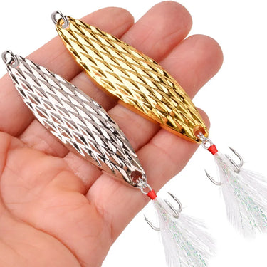 Hard Glitter Metal Bait, Double Sided Diamond Spinner Bait, Artificial Bass, Hard Glitter, Steel Hook Bait, Lure Bait