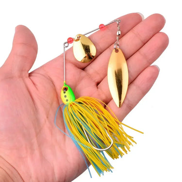 16g Spinner Bait For Brass Fishing Spoon Metal lure Jigs wobbler Hard Bait Spinnerbait Fishing Tackle