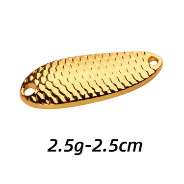 Metal Spinner Lure Spoon 1.5g -20g Trout Bait Stream Lures Copper Metal Fishing Lures For Trout Pike Perch Salmon