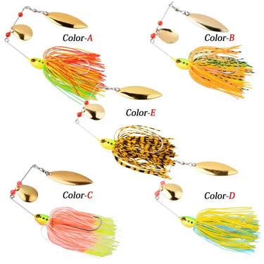 16g Spinner Bait For Brass Fishing Spoon Metal lure Jigs wobbler Hard Bait Spinnerbait Fishing Tackle
