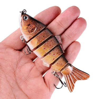 10cm 19g Pike Wobblers for Fishing Artificial Bait Hard Multi Jointed Swimbait Crankbait Lifelike Fishing Lure Tackle