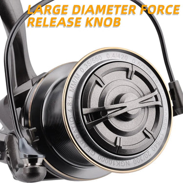 Big Spinning Fishing Reel 8000 9000 10000 12000 14000 Reel Drag 20KG Powerful Reel Saltwater Fresh Water Fishing Pesca