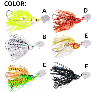 Swim Jigs Fishing Lure Silicone Bait Skirts Casting Jig Sharp Hook Spinners Spinnerbait Metal Trout Spoon Bass Pike