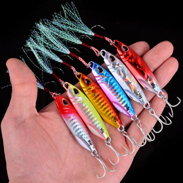 Metal Cast Jig Spoon 10/15/20/30/40/50g Shore Casting Jigging Fish Sea Bass Pesca Fishing Lure Artificial Bait Tackle