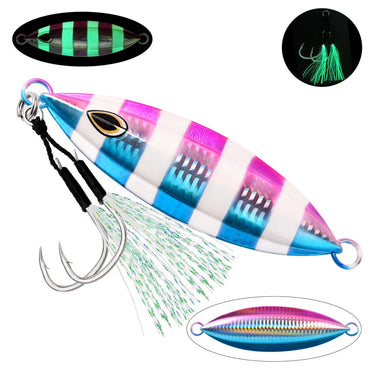 Fast Sinking Metal Spoon Jig Fishing Lure,40/60/80/100/150/200g Fishing Lure for Freshwater and Saltwater,Outdoor Fishing
