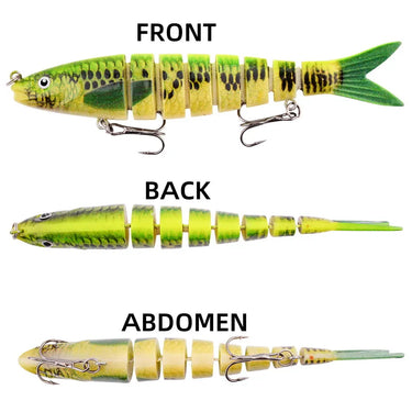 18g 13.5cm Wobblers For Fishing Artificial Bait Hard Multi Jointed Swimbait Crankbait Lifelike Fishing Lure Tackle