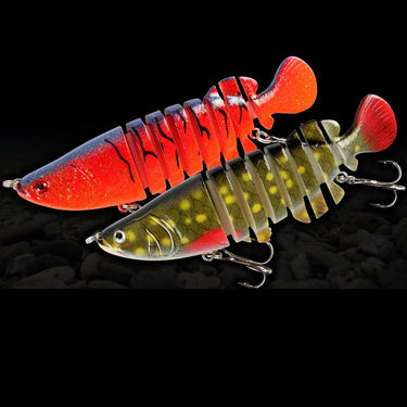 10.5cm 18.5g Sinking Wobblers Fishing Lures Jointed Crankbait Swimbait 8 Segment Hard Artificial Bait For Fishing Tackle Lure