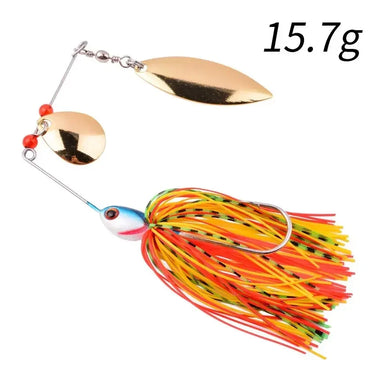 Spinner Bait 15.7G Metal Lure Hard Fishing Lure Spinner Lure Spinnerbait Pike Swivel Fish Tackle Wobbler Fishing